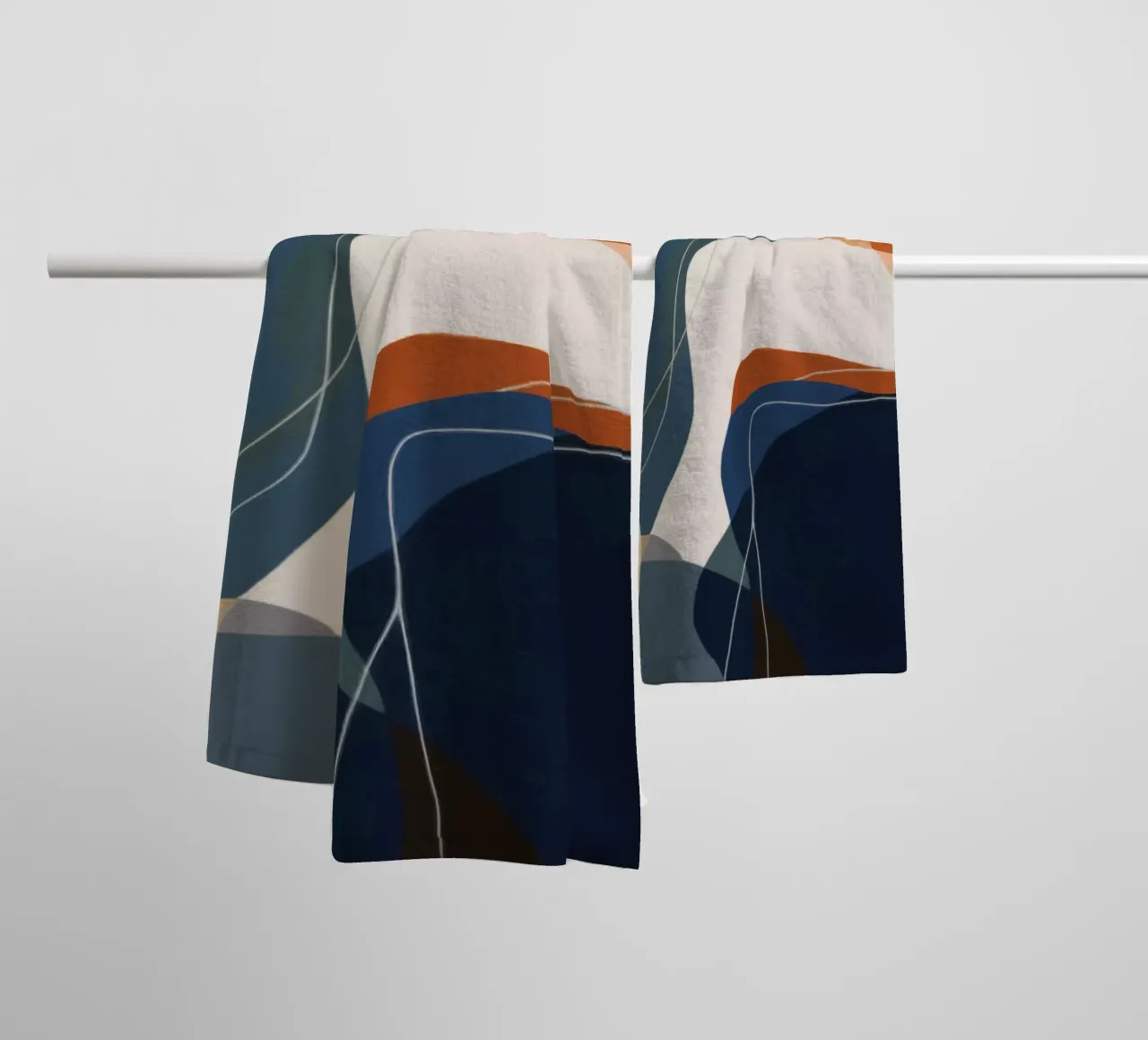 Amber Thread Geometry towel by Monarch Arc