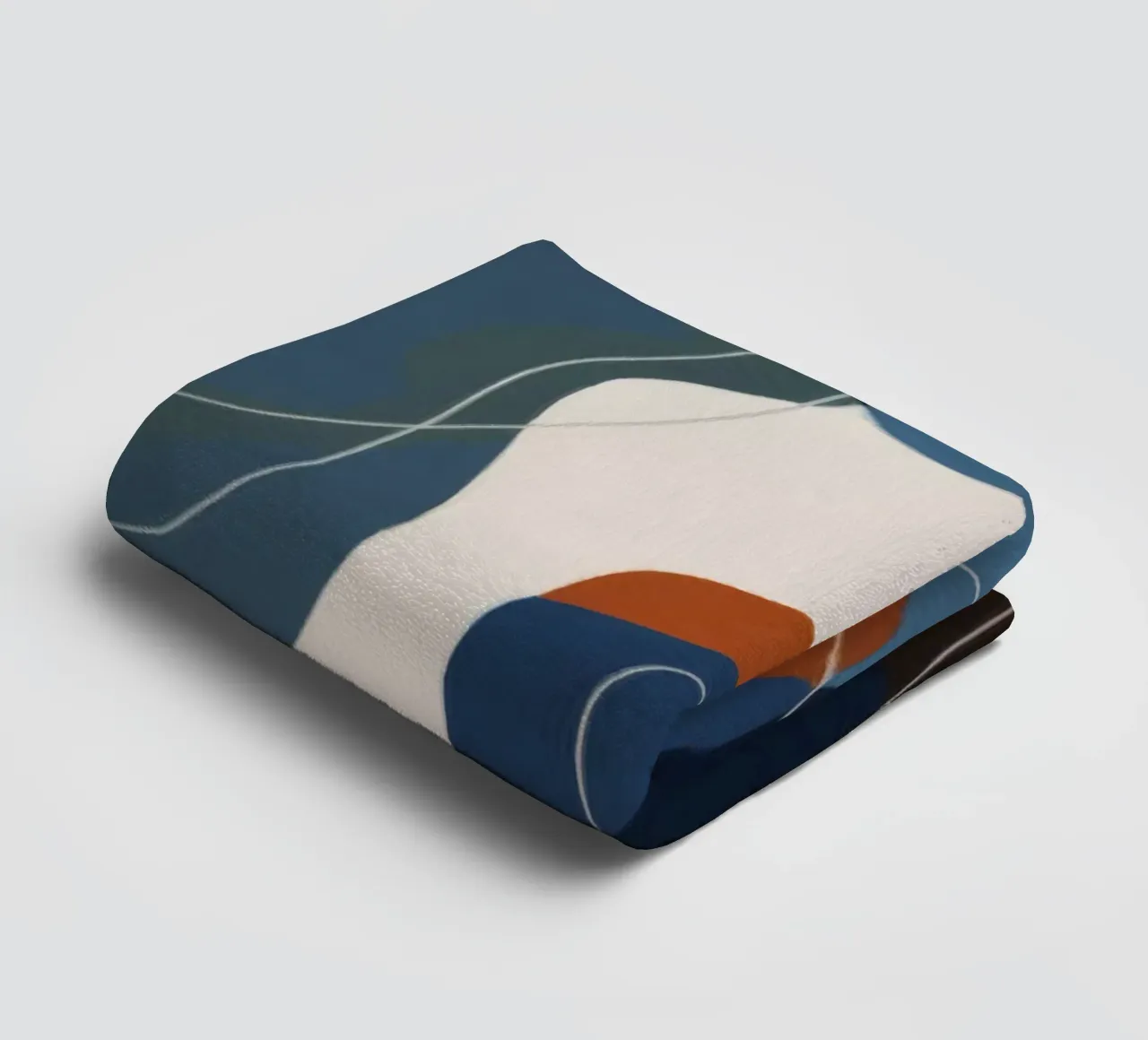 Amber Thread Geometry towel by Monarch Arc