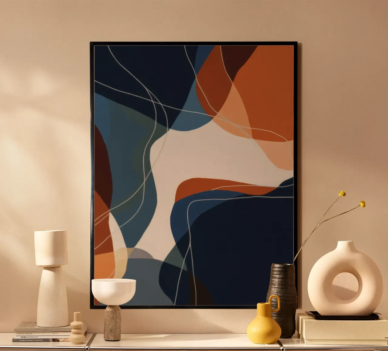 Geometria del filo d'ambra poster da Monarch Arc