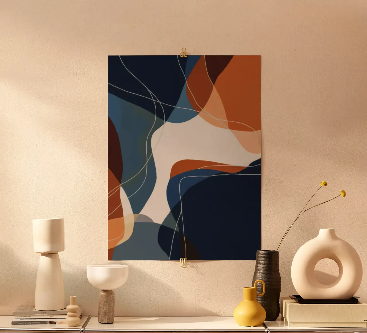 Geometria del filo d'ambra poster da Monarch Arc