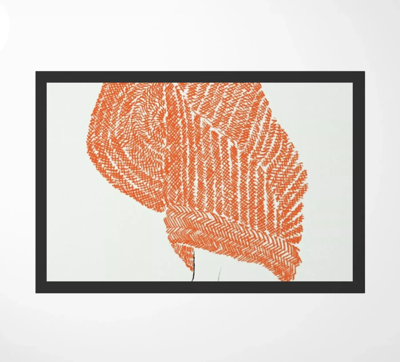 Warm Layers deurmat van Graphite