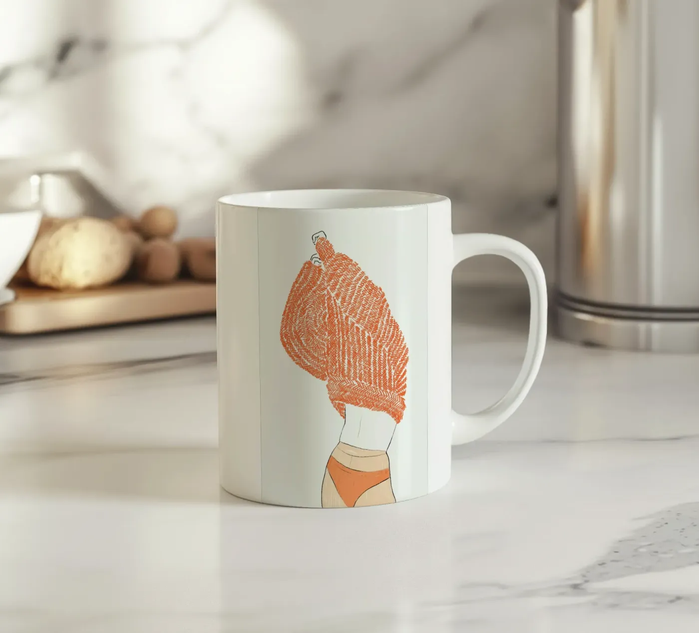 Warm Layers ceramic mug by Graphite