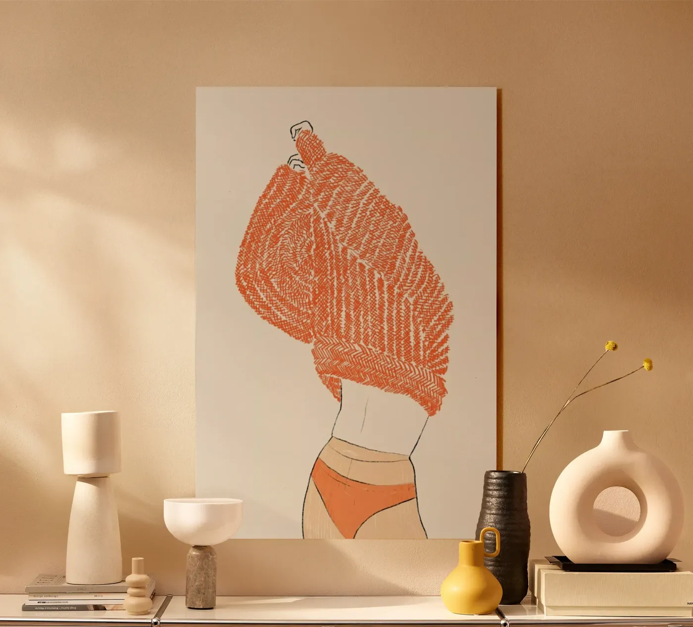 Warm Layers acryl van Graphite
