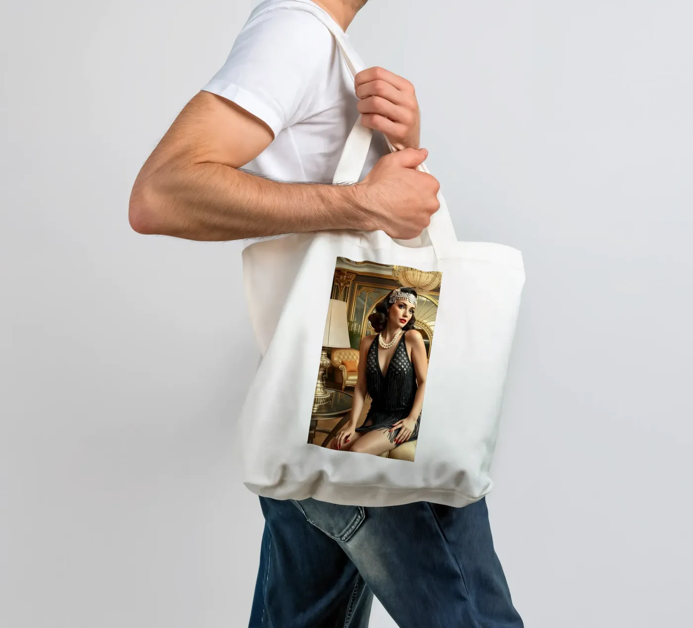 Flapper tote bag by Anita's Dream