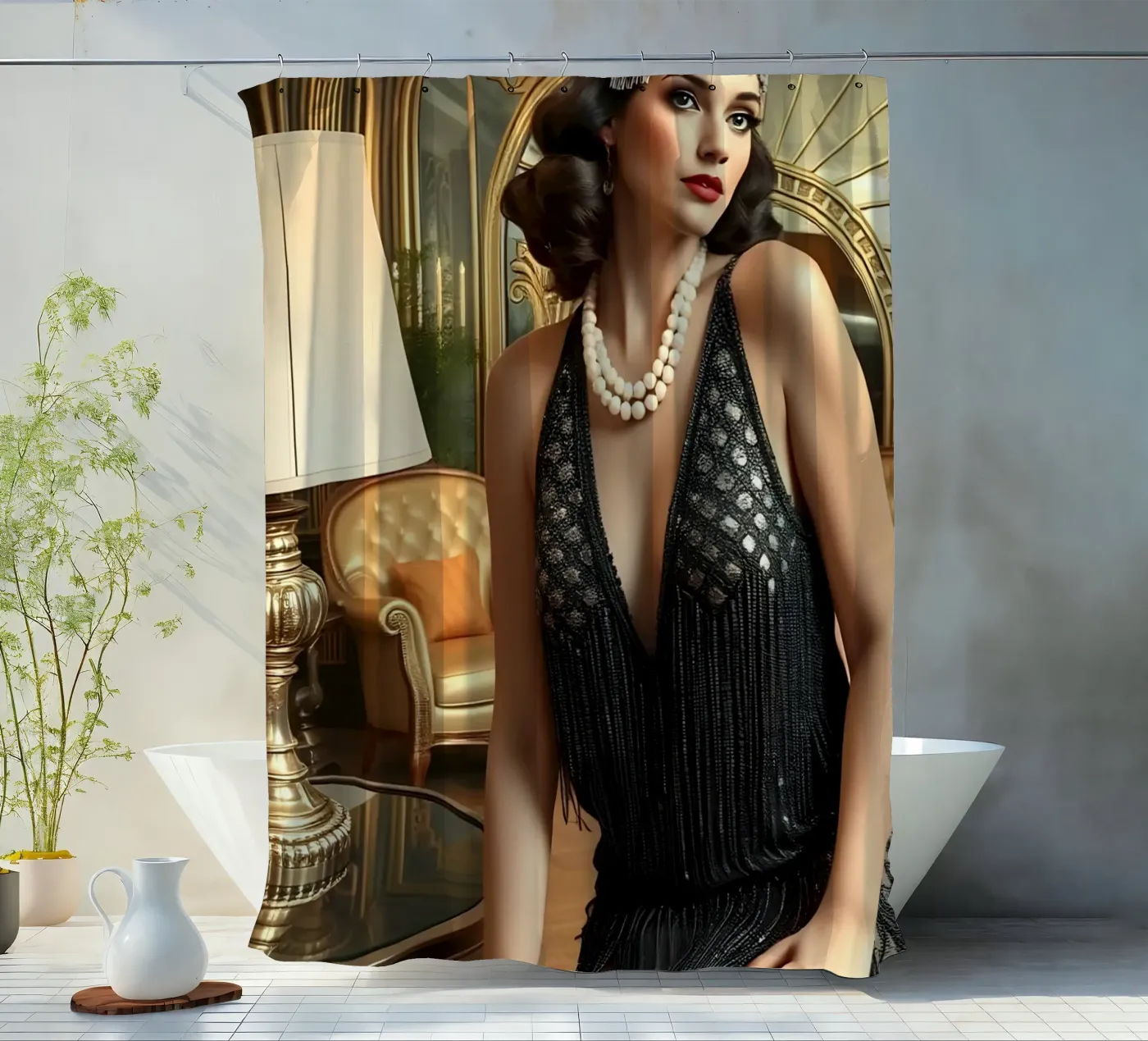 Flapper douchegordijn van Anita's Dream