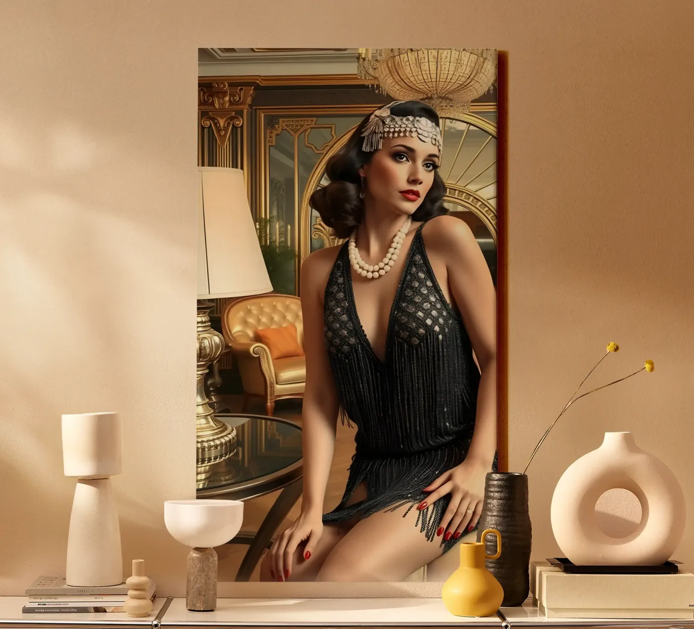 Flapper Leinwand von Anita's Dream