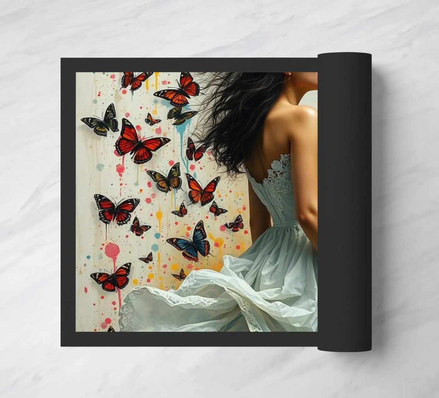 100 Butterflies deurmat van Anita's Dream