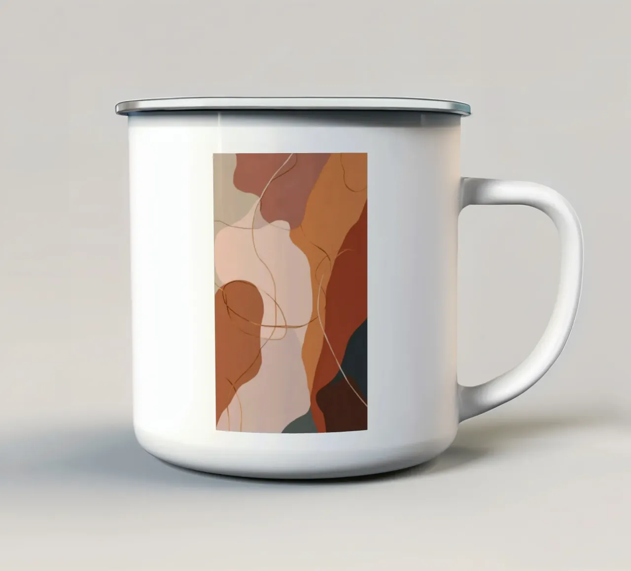 Terracotta Vein Drift tazza in smalto da Monarch Arc