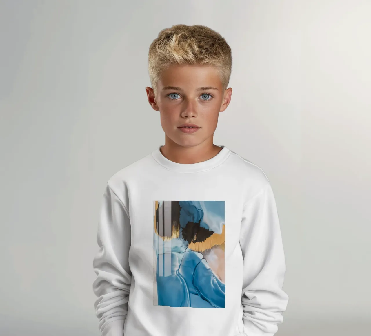 Pausa Prisma Blu felpa bambino da Monarch Arc