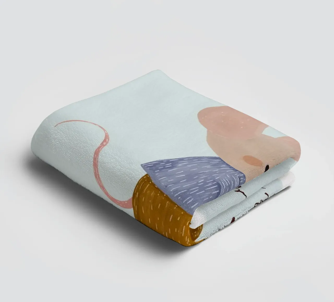 Be Brave, Be Kind, Little Mouse Print (Soyez courageux, soyez gentils, petite souris) serviette de bain de Little Lola