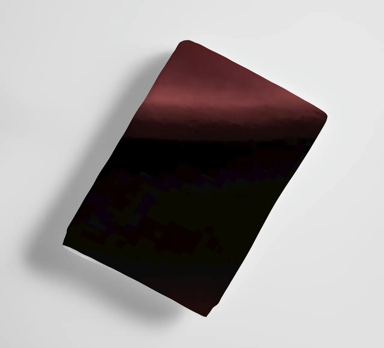 Elegant abstract background featuring smooth, flowing maroon towel by DesignDoodle