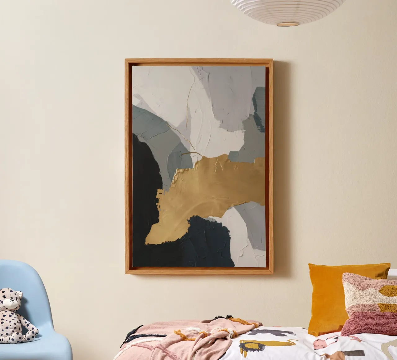 Silent Crest Shape canvas by Monarch Arc