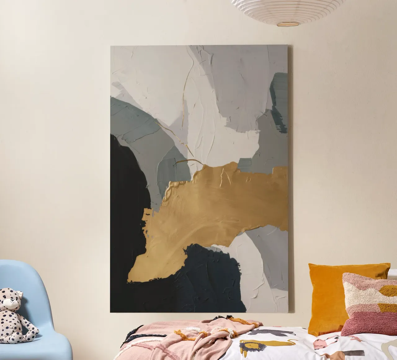Silent Crest Shape canvas by Monarch Arc
