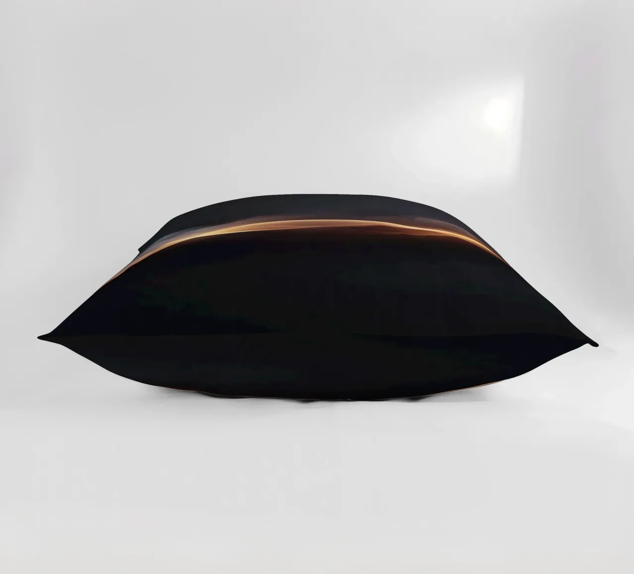 Elegant abstract waves with soft gradients art decorative cushion by DesignDoodle