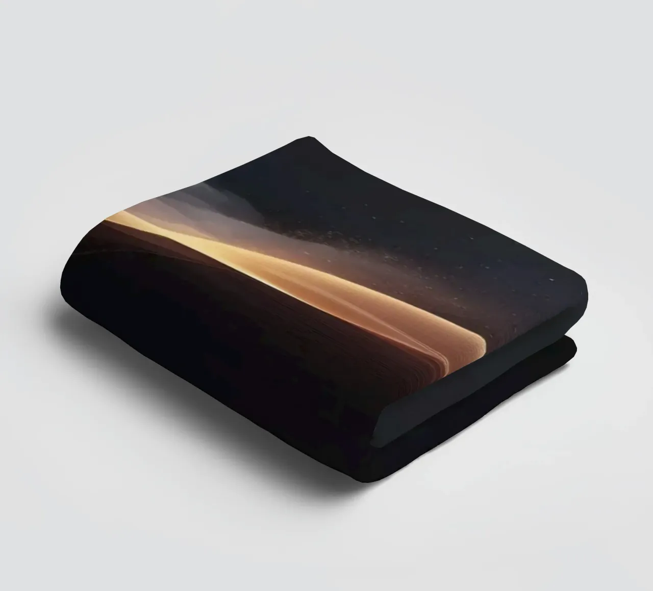 Elegant abstract waves with soft gradients art towel by DesignDoodle