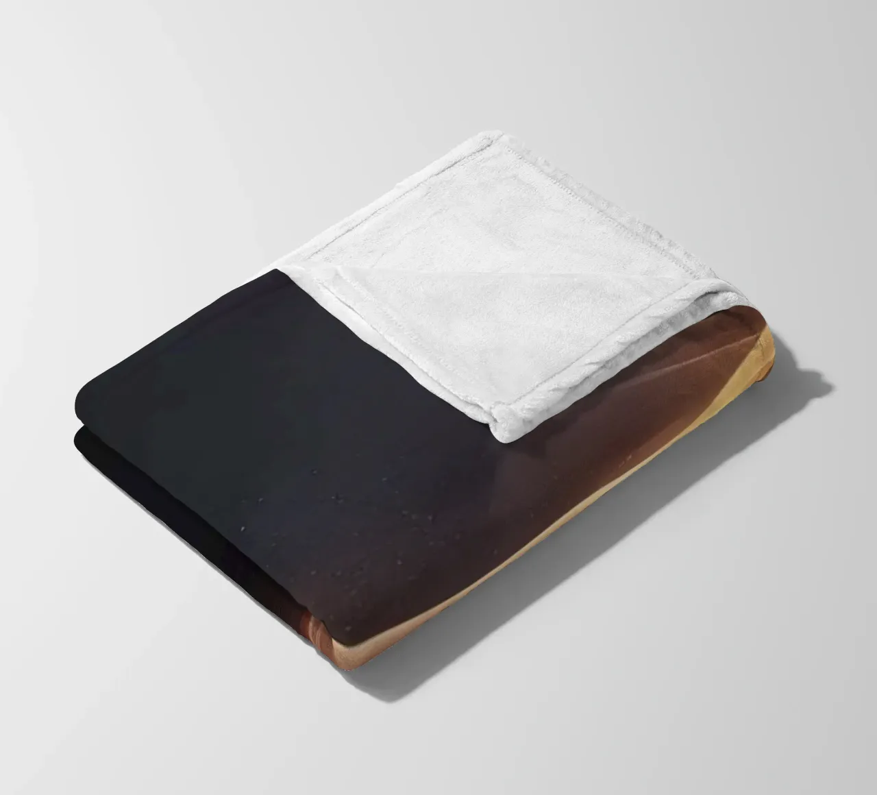 Elegante abstrakte Wellen mit weichen Verläufen Kunst Fleecedecke von DesignDoodle