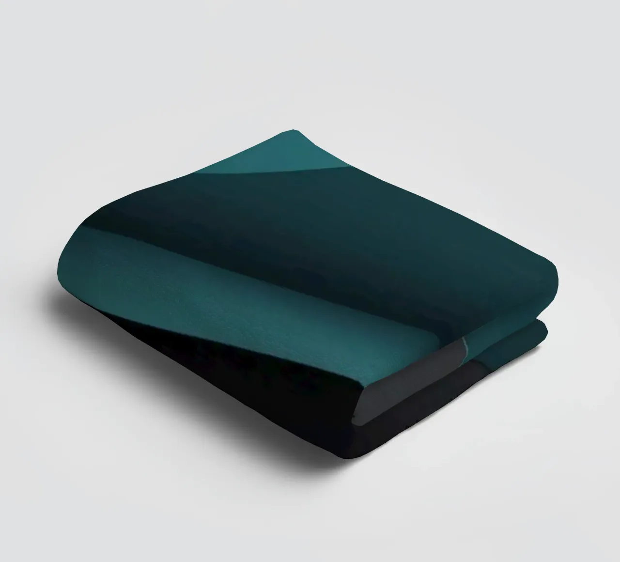 Abstract teal and dark background design for desktop wallpap towel by DesignDoodle