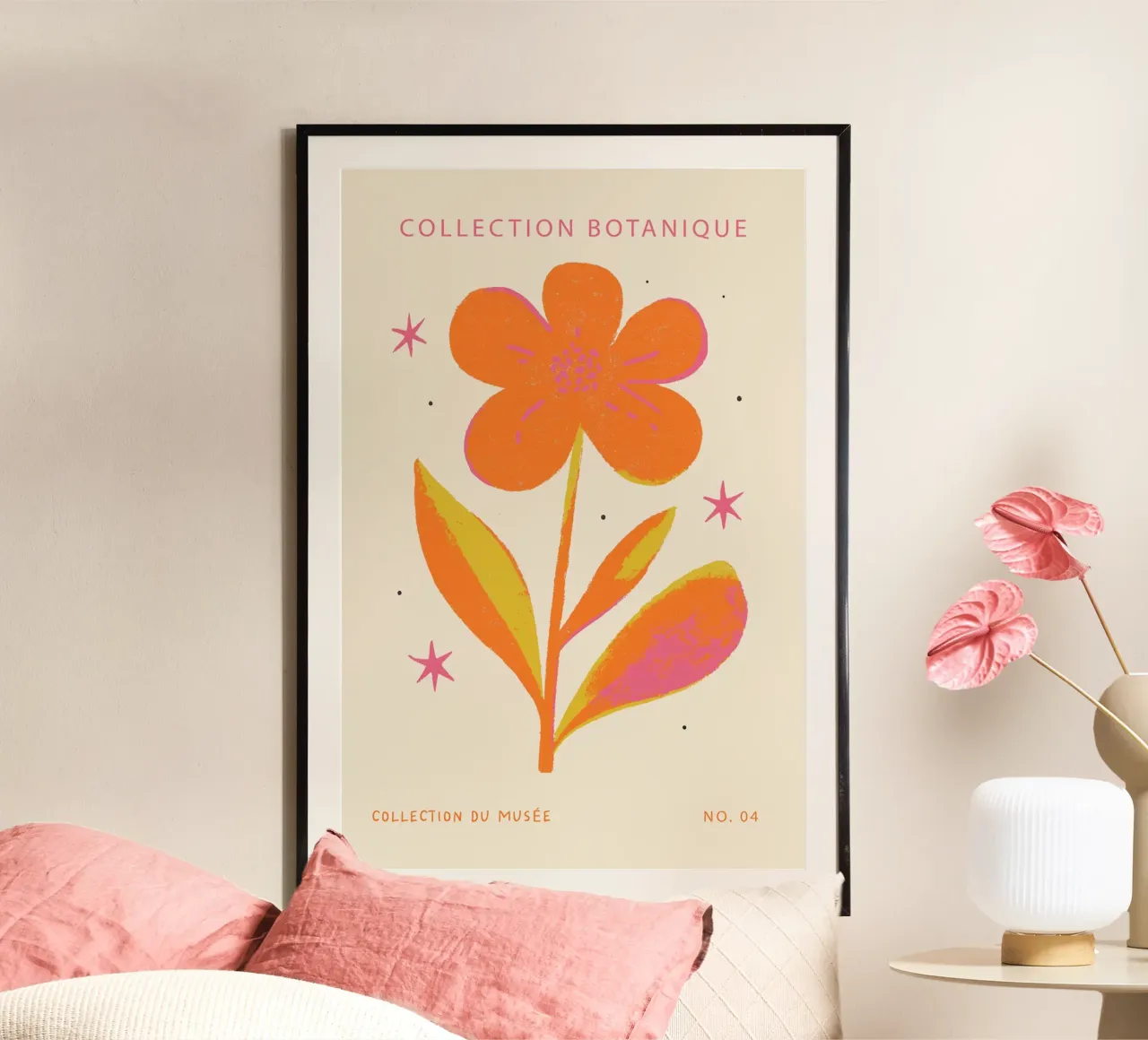 Collection Botanique poster con telaio in legno da treechild