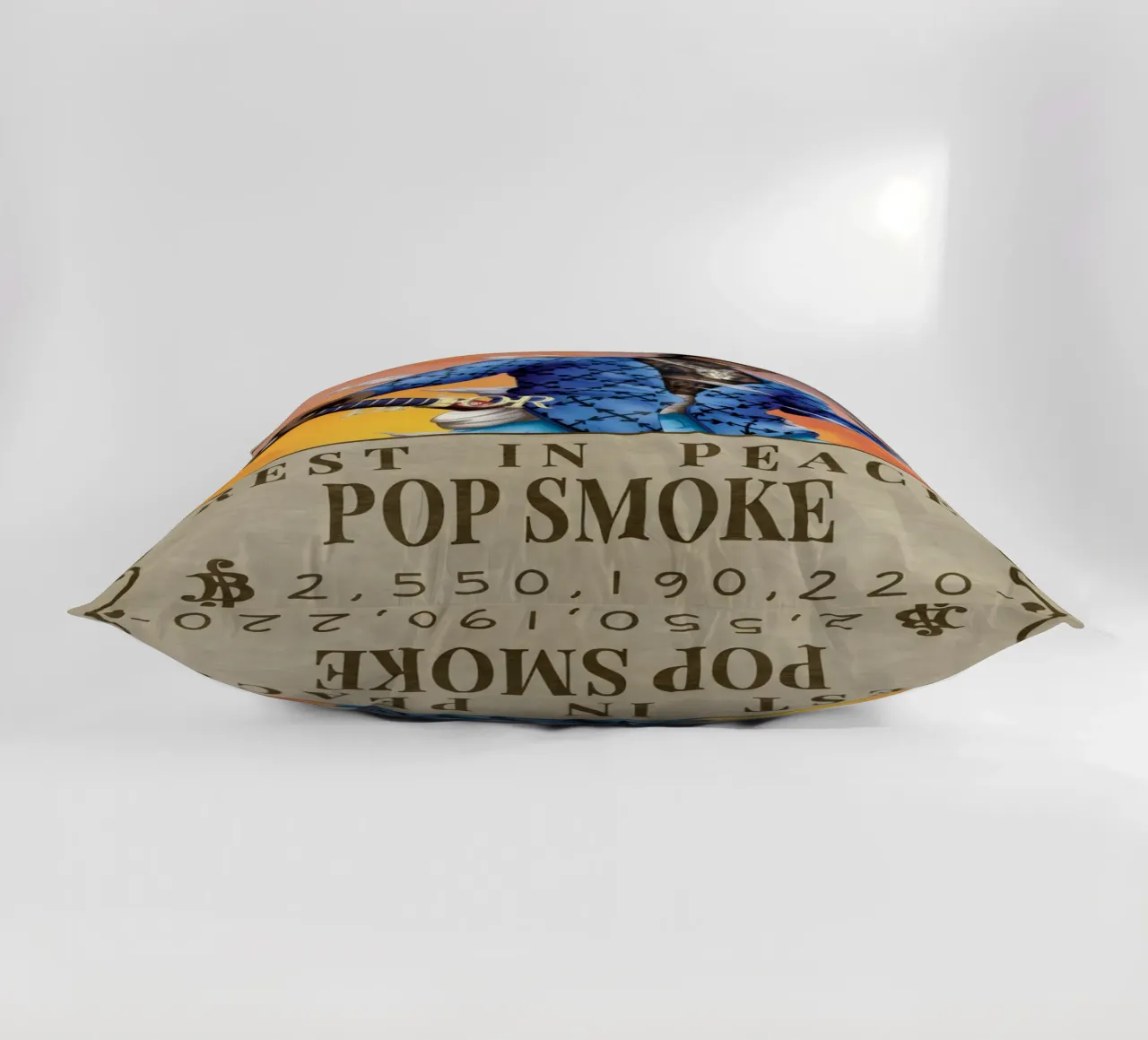 Riposa in pace Pop-Smoked cuscino da Collins Shop