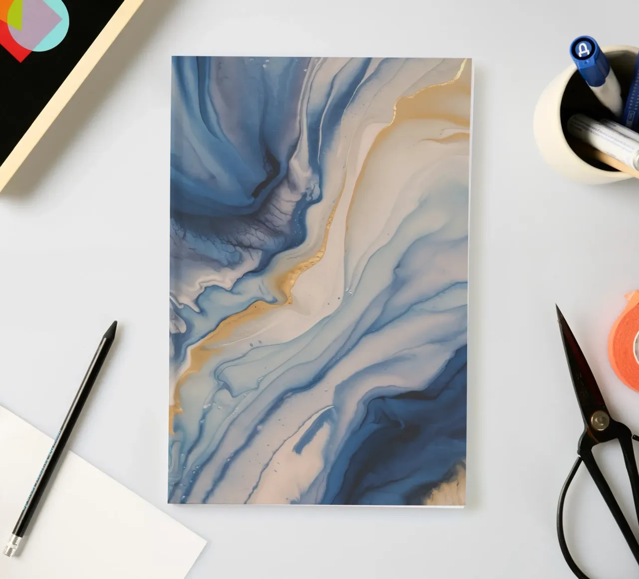 Ocean Curl Bloom notebook by Monarch Arc