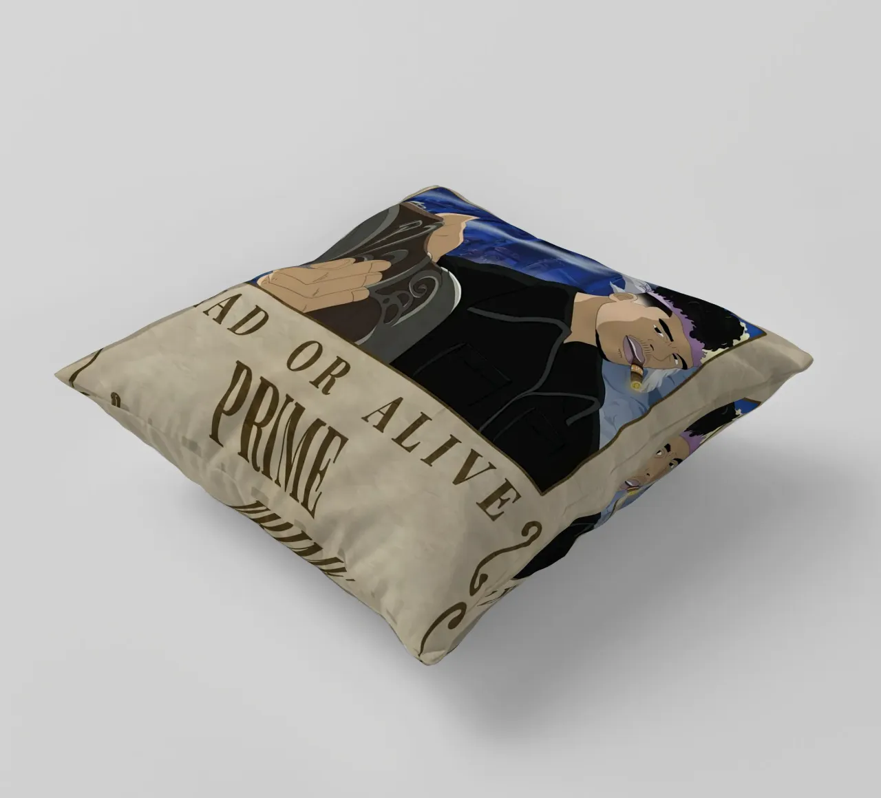 Wanted Prime decorative cushion by Collins Shop