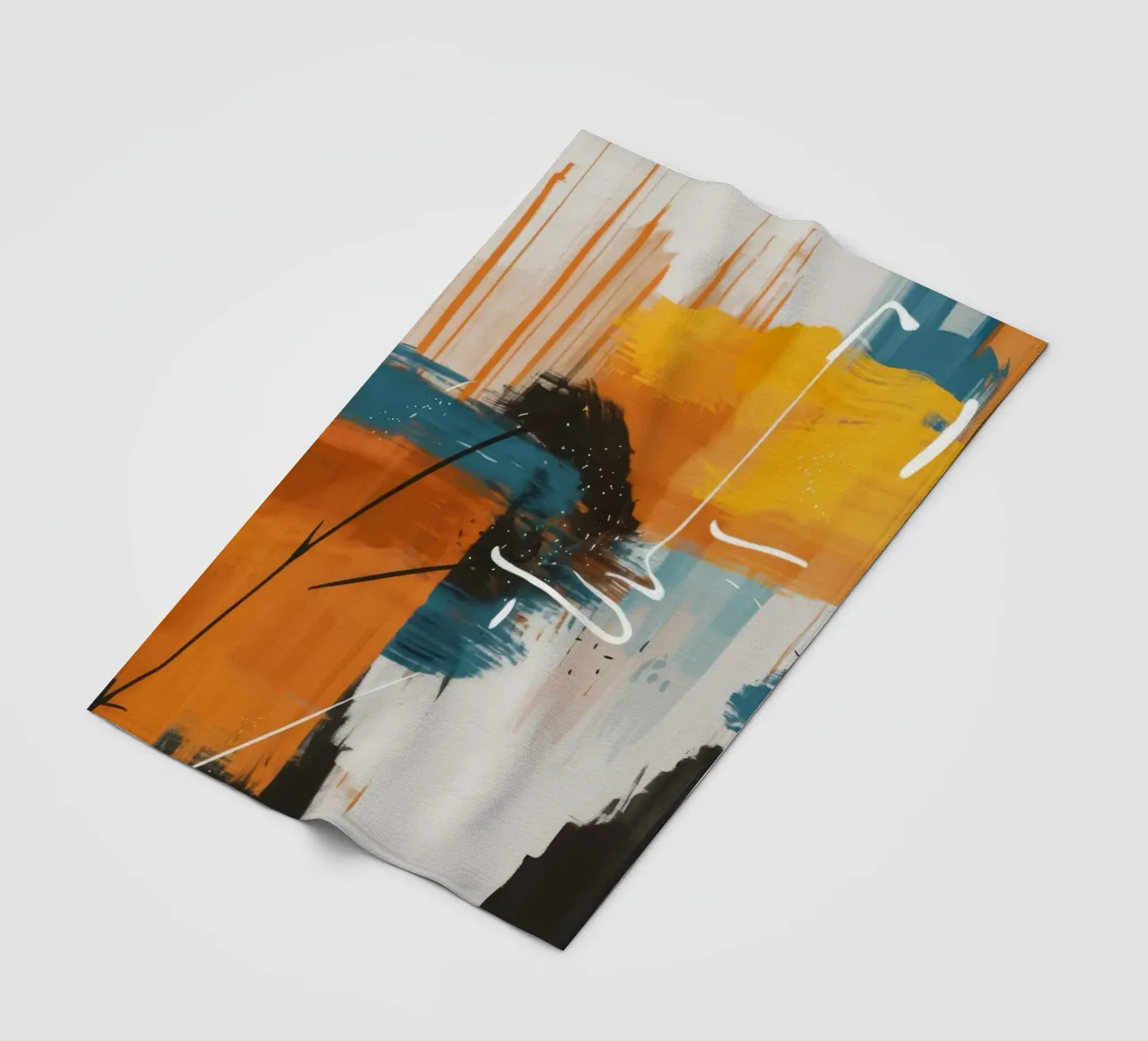 Urban Pulse Drift fleece blanket by Monarch Arc
