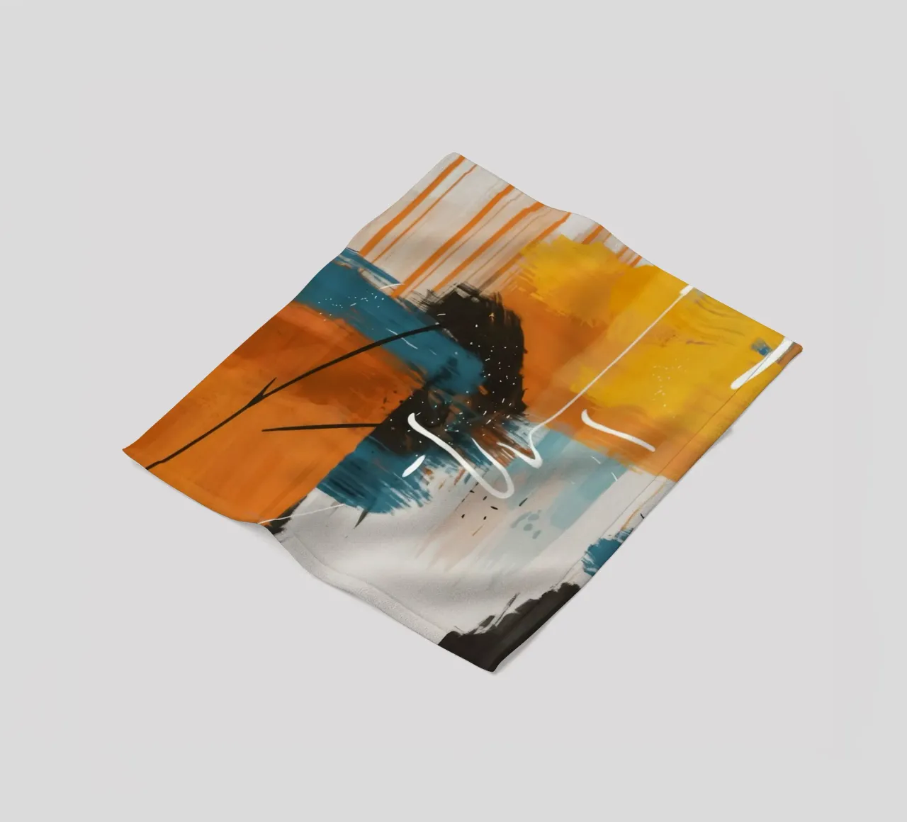Urban Pulse Drift fleece blanket by Monarch Arc