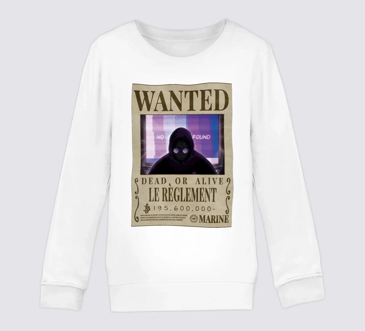 Wanted Le Reglment felpa bambino da Collins Shop