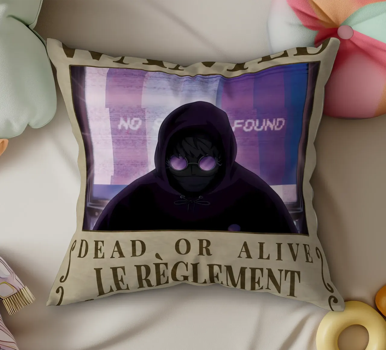 Wanted Le Reglment cuscino da Collins Shop