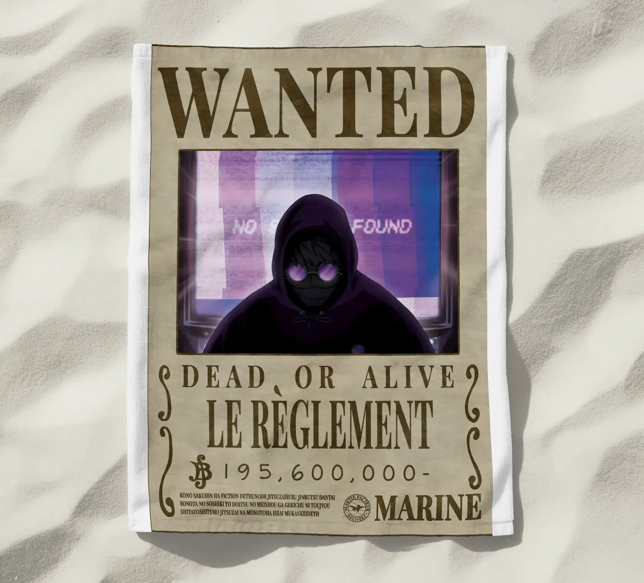 Wanted Le Reglment telo mare da Collins Shop