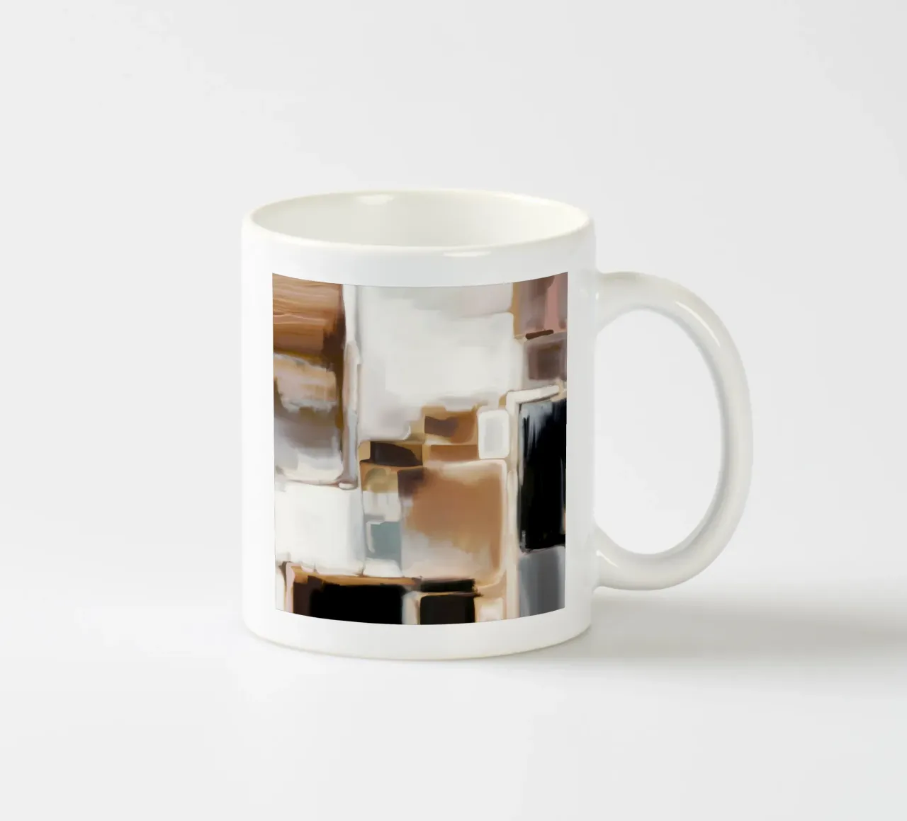 Grid Light Fracture ceramic mug by Monarch Arc