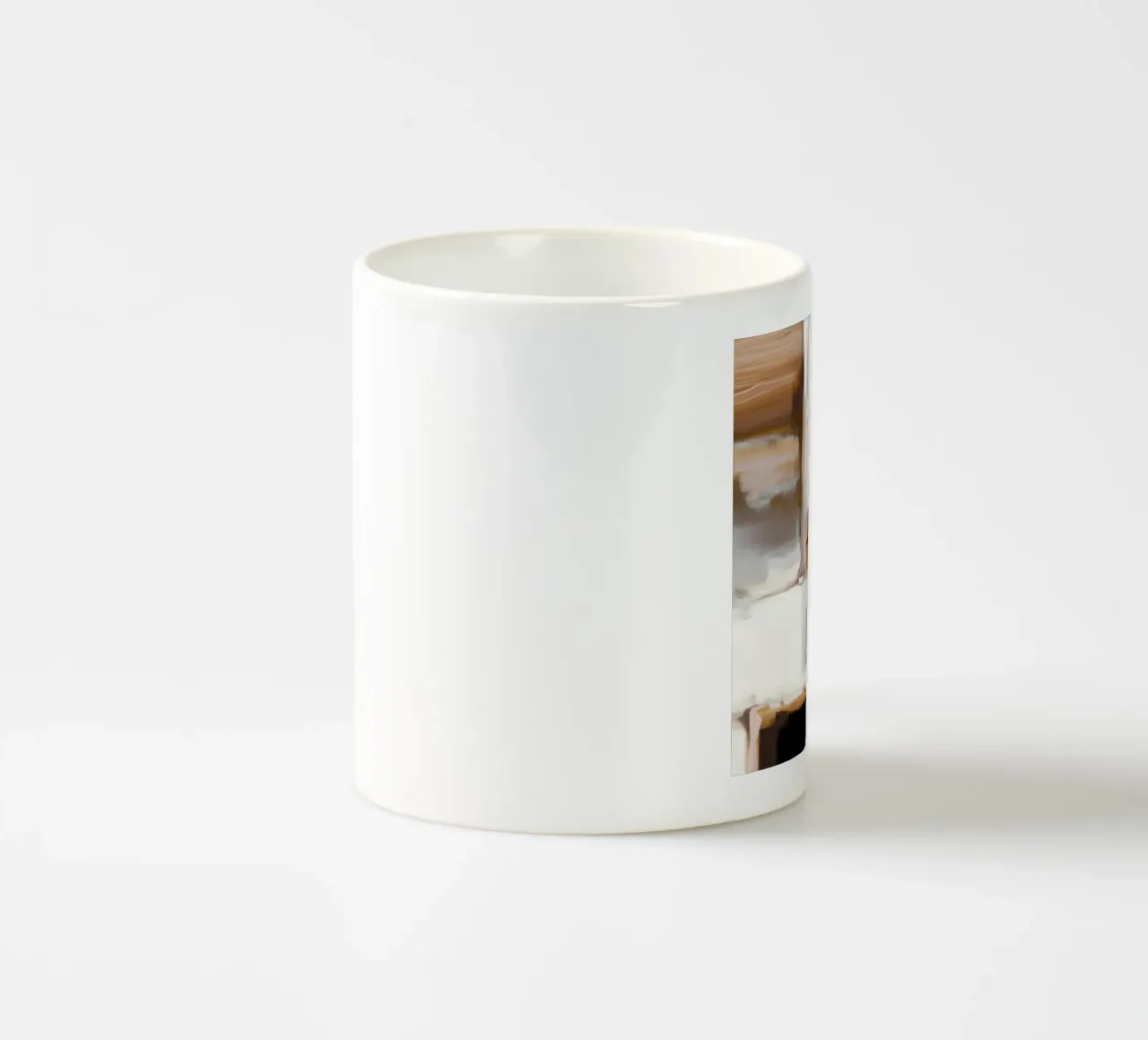 Grid Light Fracture ceramic mug by Monarch Arc
