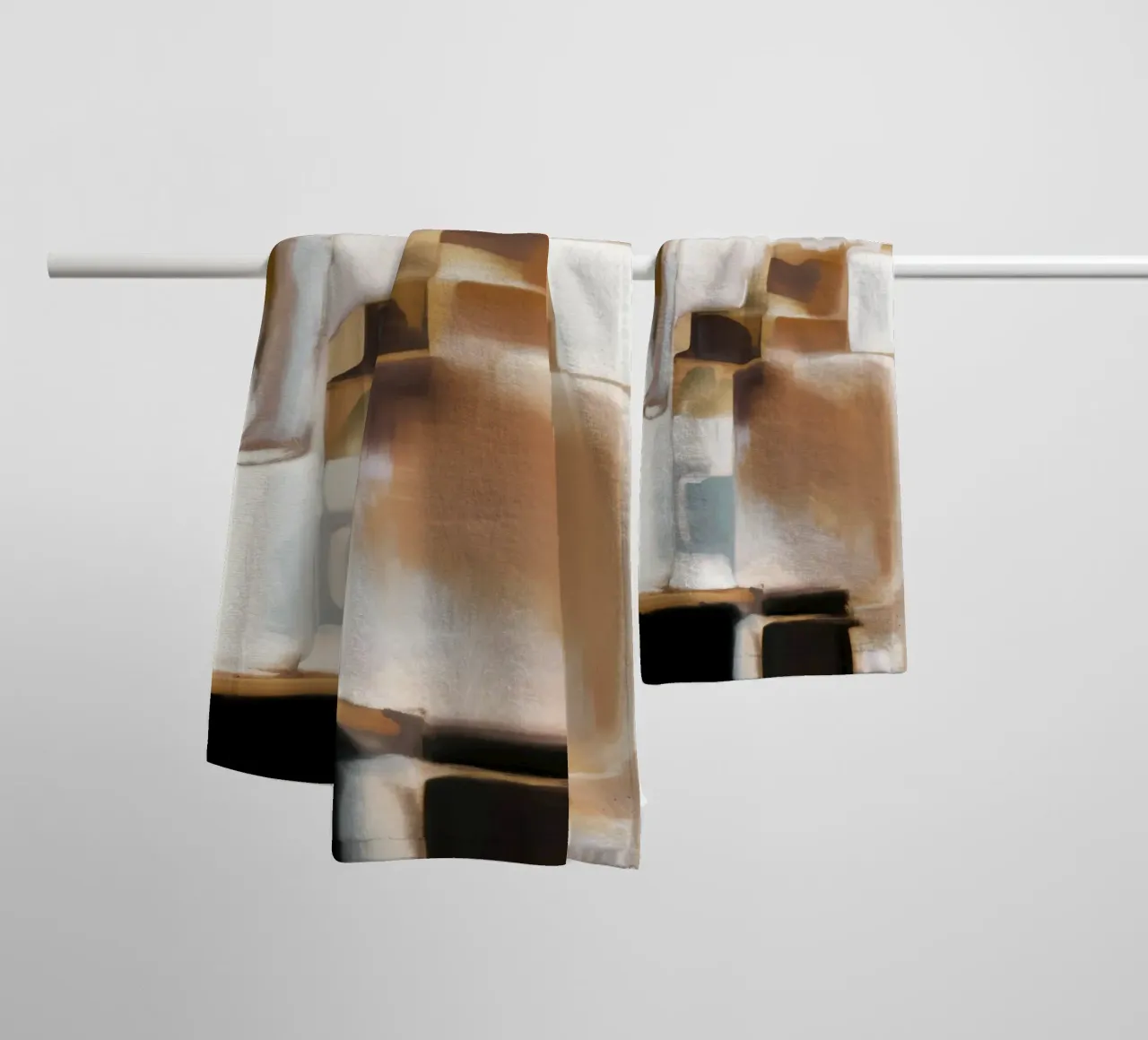 Grid Light Fracture towel by Monarch Arc