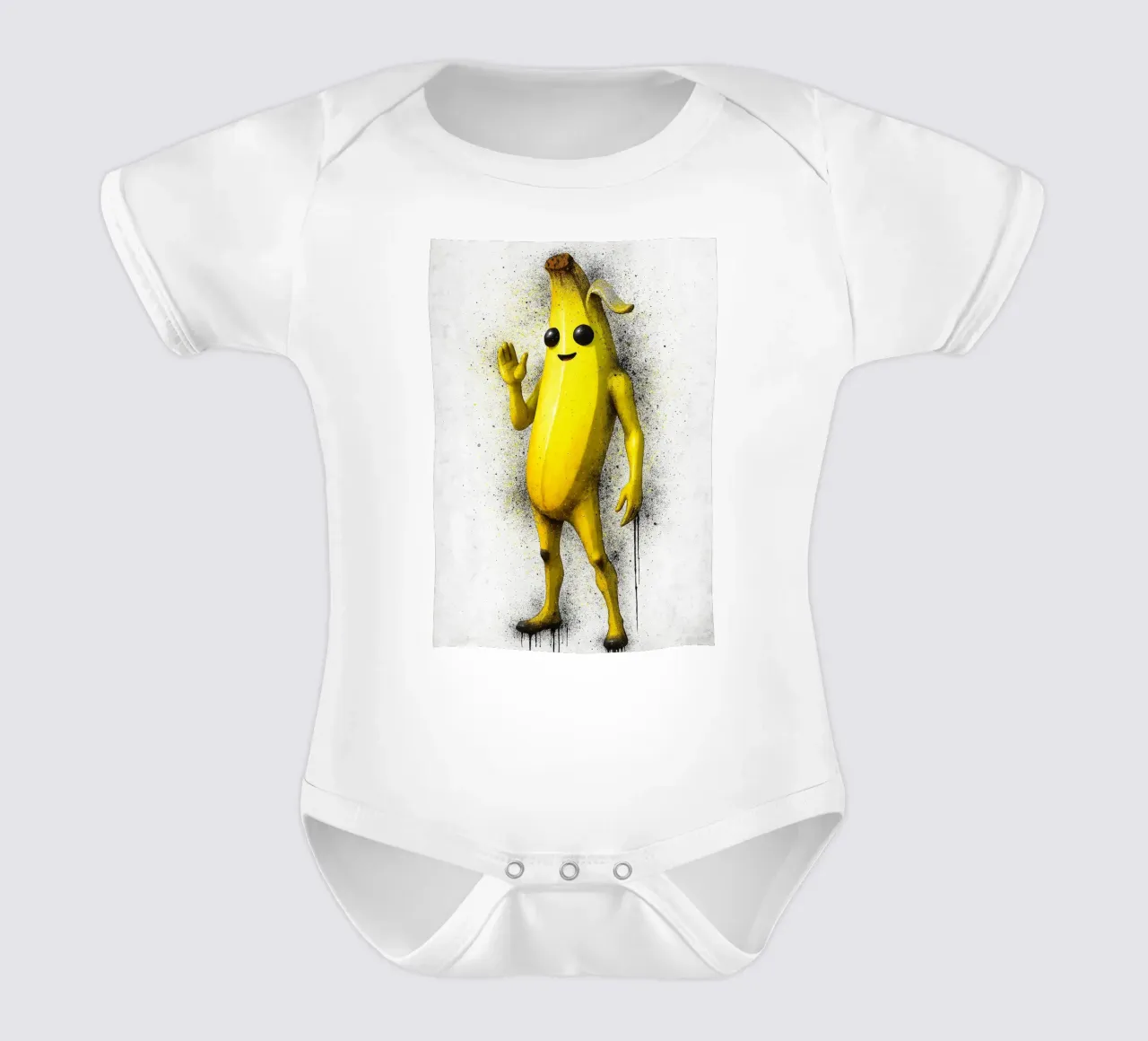 Banana Kurzarm Babybody von FreeArtStudio