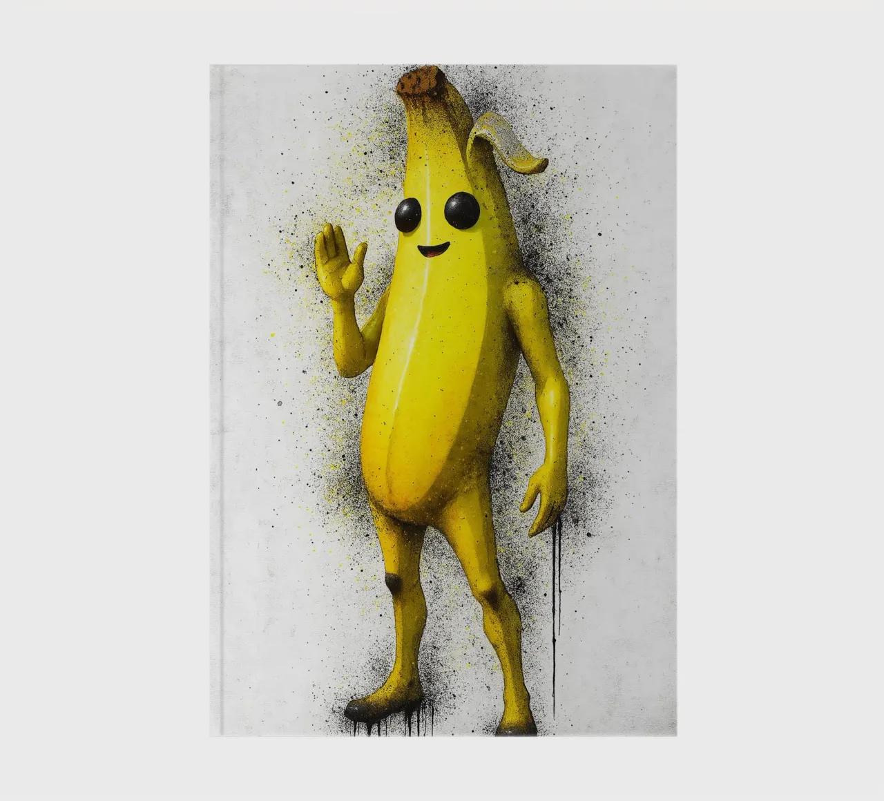 Banana notebook by FreeArtStudio