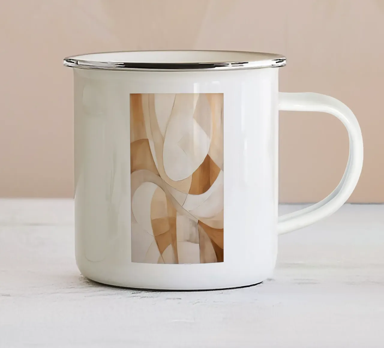 Forme astratte tazza in smalto da Imagine