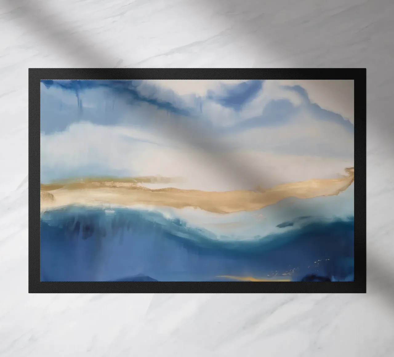 Rain Mist Echo doormat by Monarch Arc