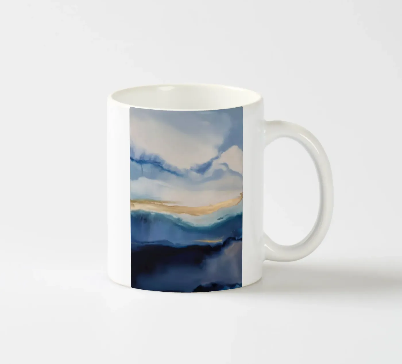 Rain Mist Echo ceramic mug by Monarch Arc