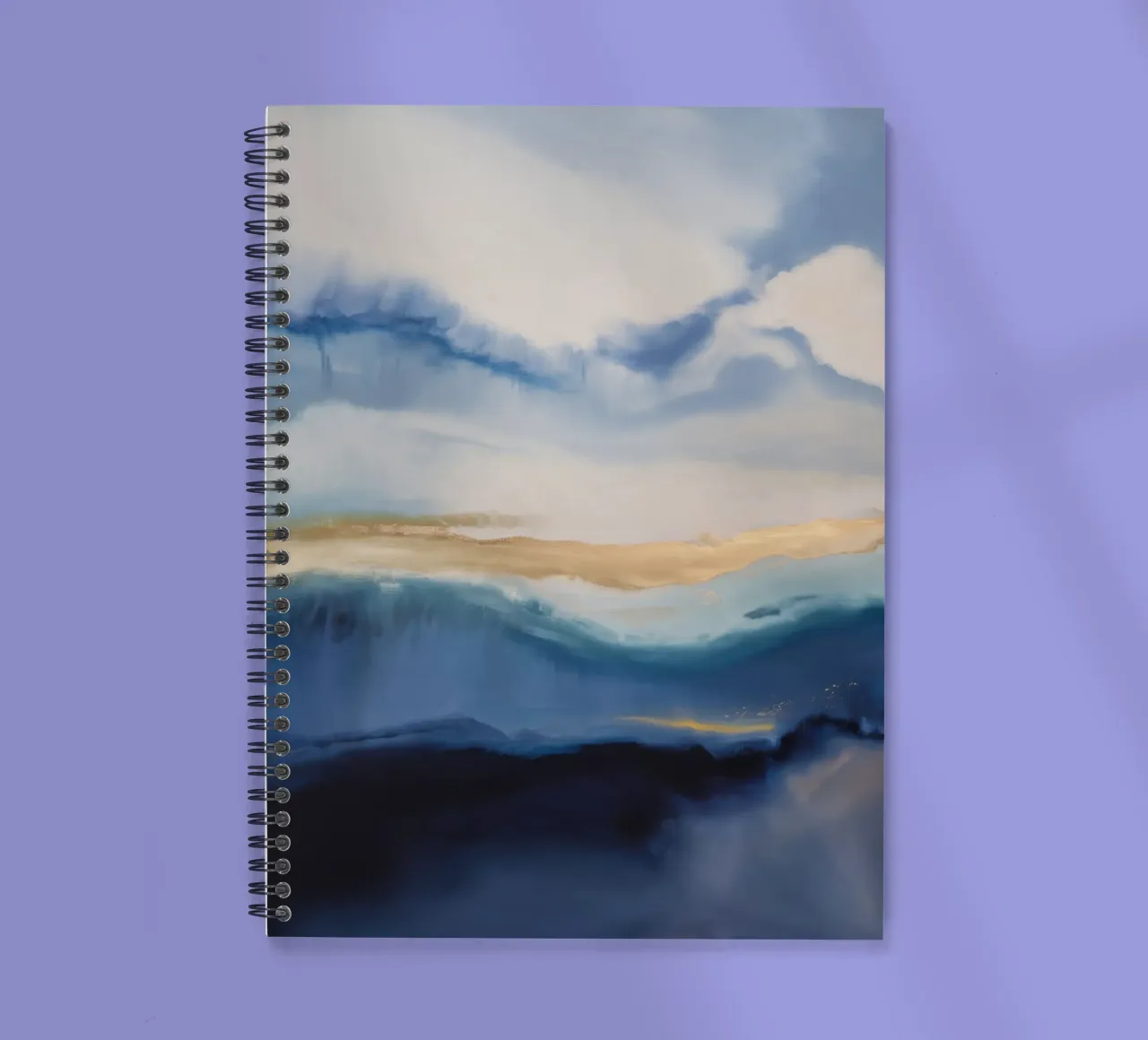 Rain Mist Echo spiral notebook by Monarch Arc