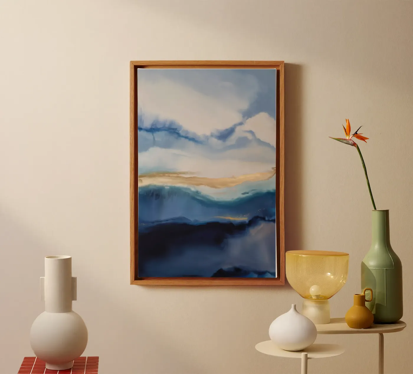 Rain Mist Echo canvas by Monarch Arc