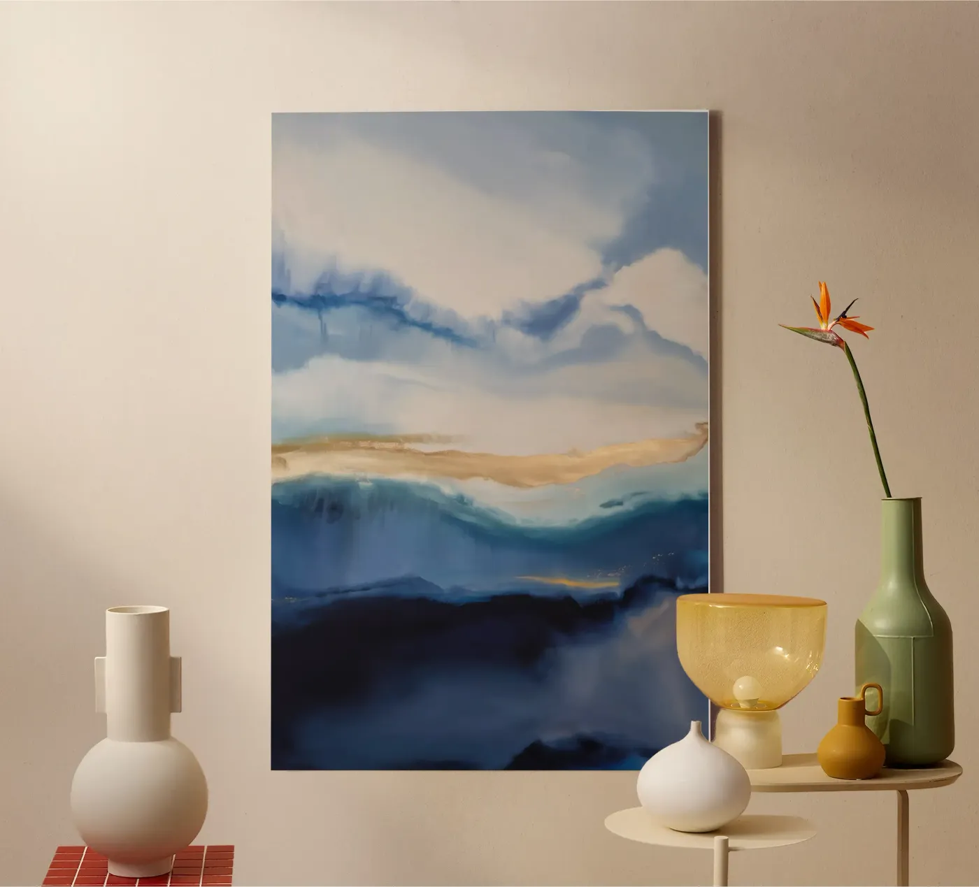 Rain Mist Echo canvas by Monarch Arc