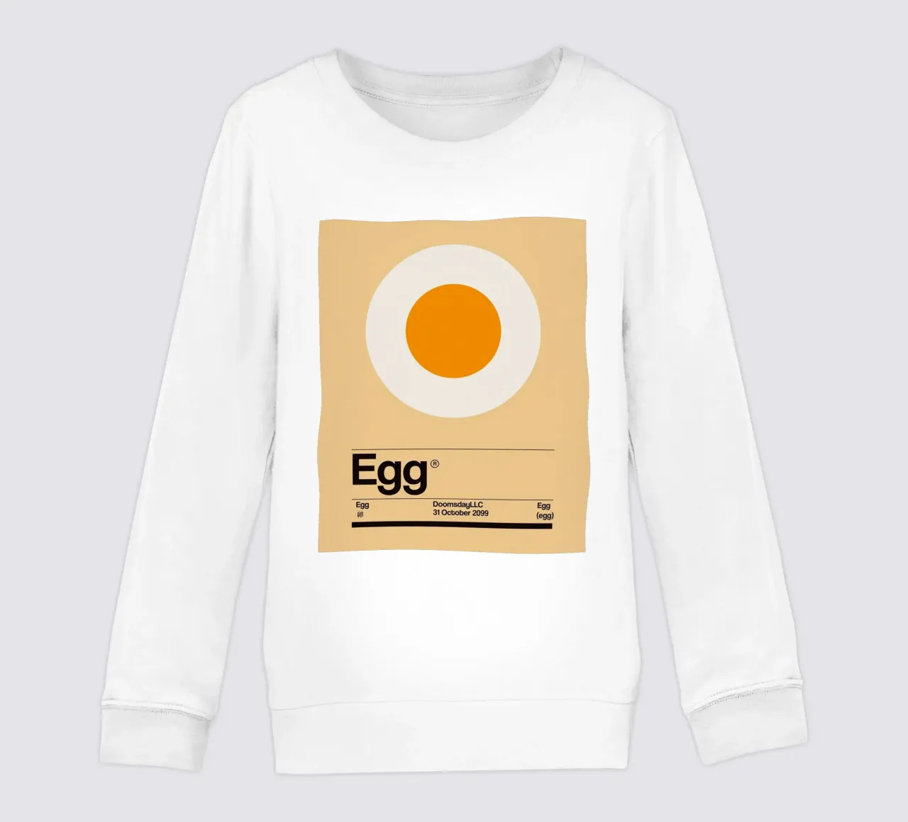 Minimalist Egg kids sweatshirt by Piere art Shops