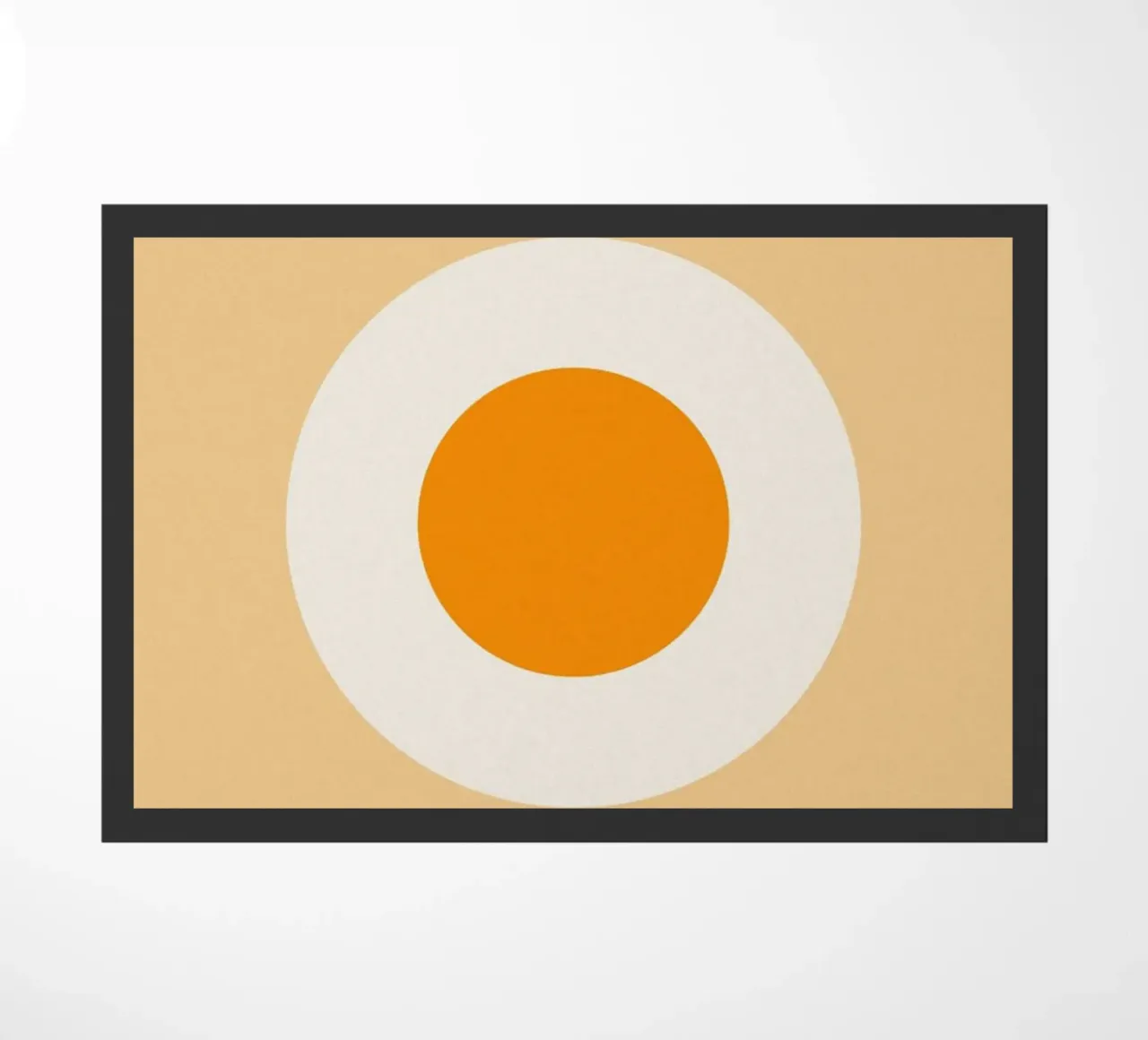 Minimalistisches Ei Fußmatte von Piere art Shops