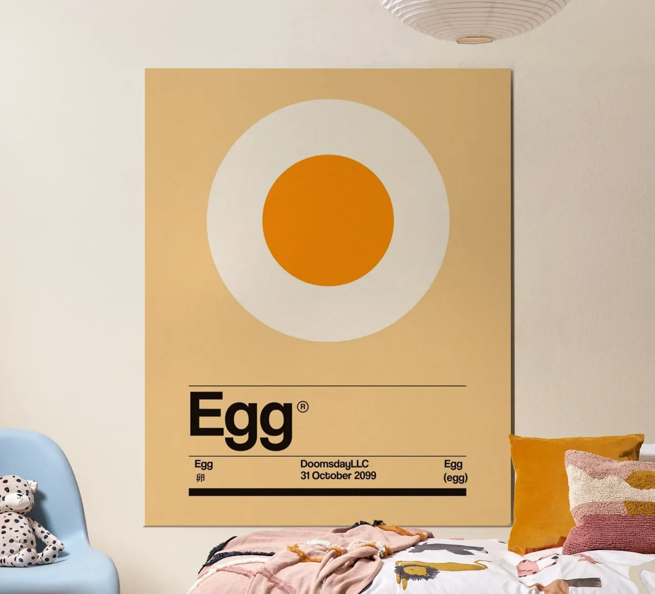 Uovo minimalista poster da Piere art Shops