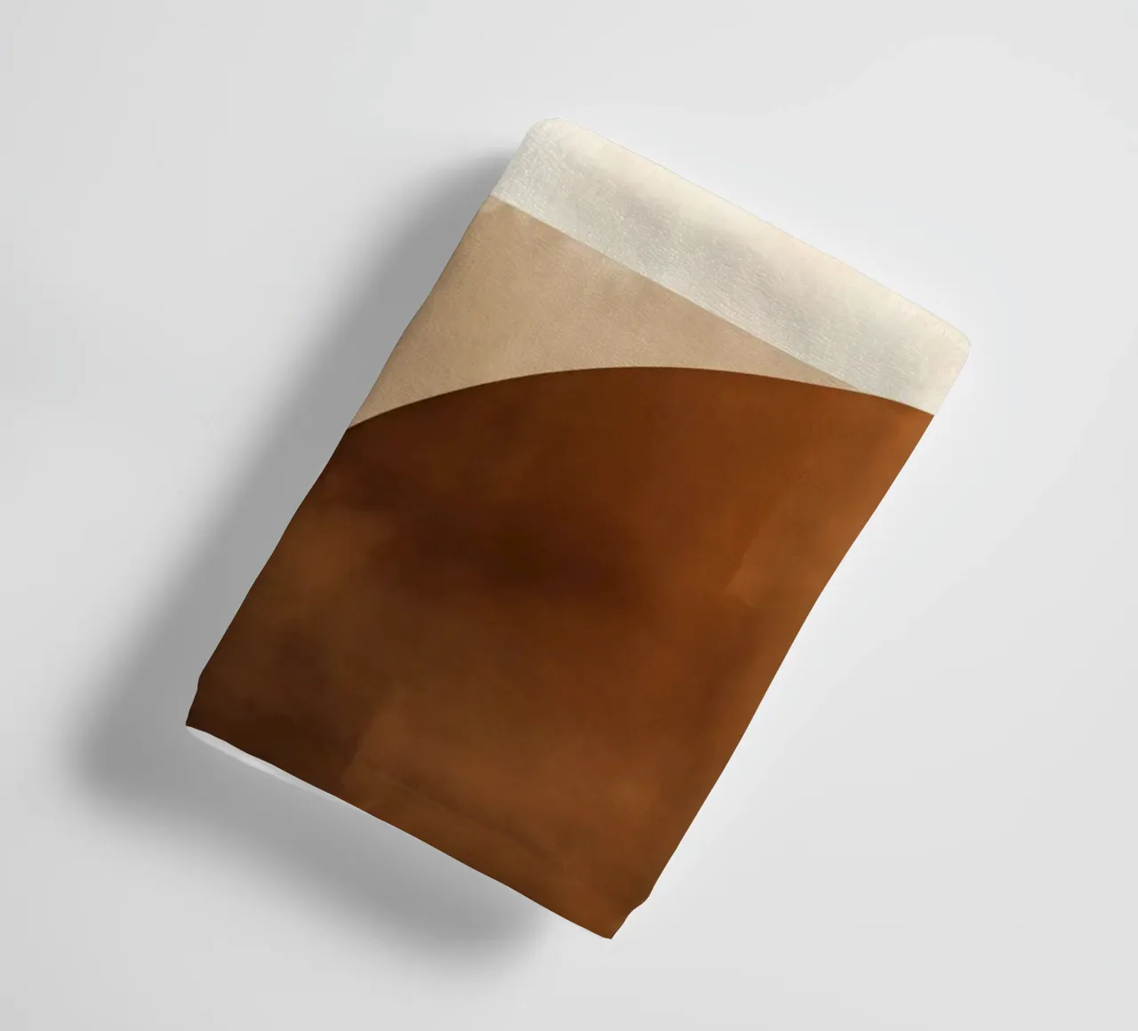 Abstract shapes in brown tones towel by Imagine