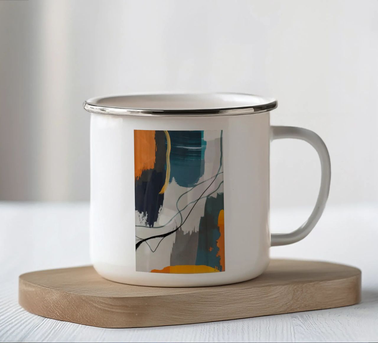 Rivolta del filo flash tazza in smalto da Monarch Arc