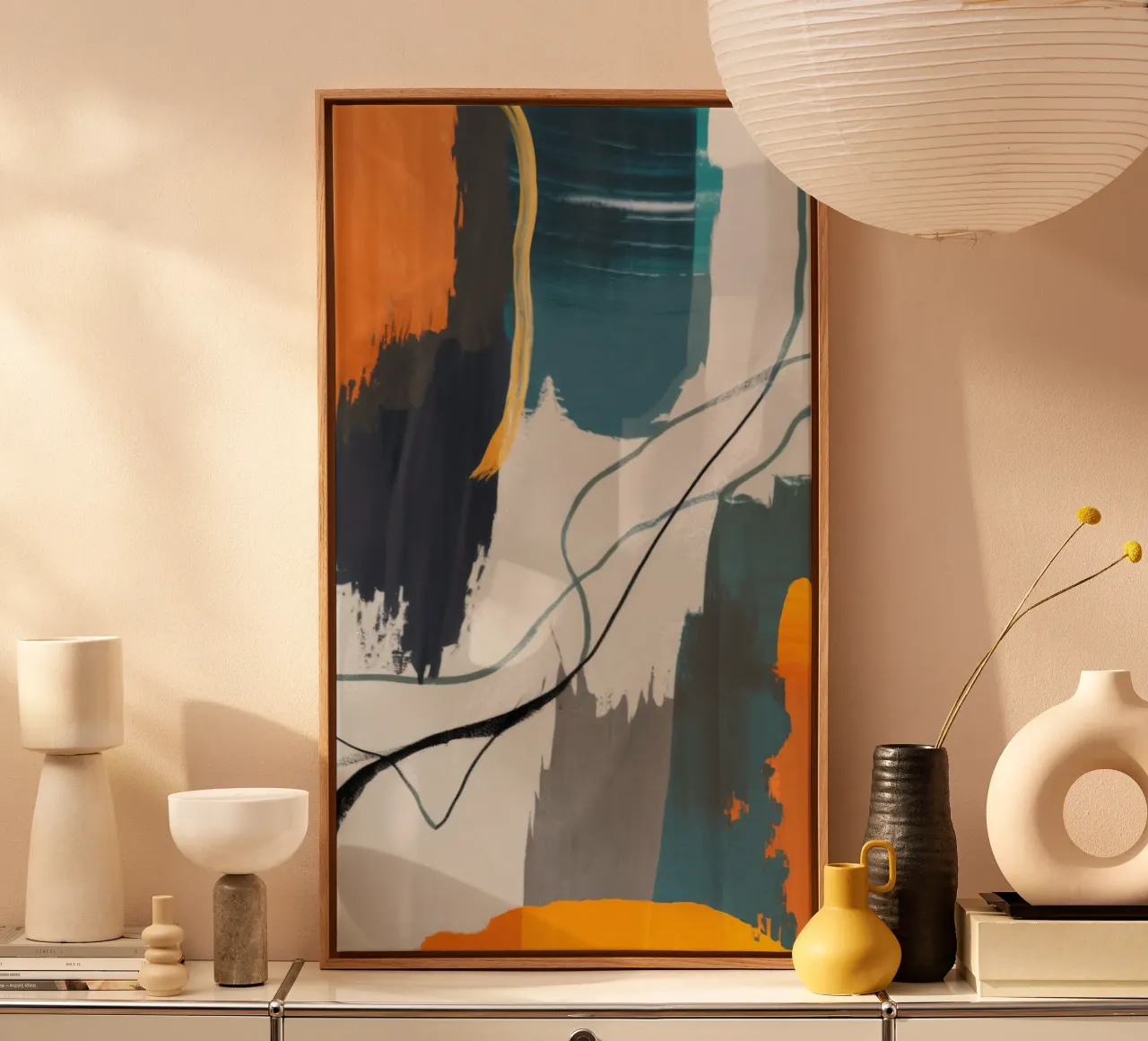 Flash Draad Rellen canvas met Baklijst van Monarch Arc