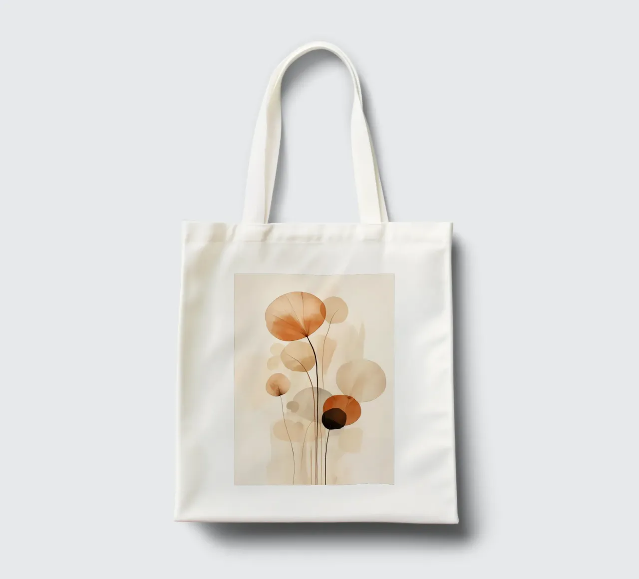 Fiori e colori tenui borsa in juta da Imagine