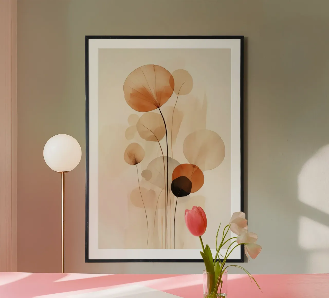 Fiori e colori tenui carta hahnemühle da Imagine