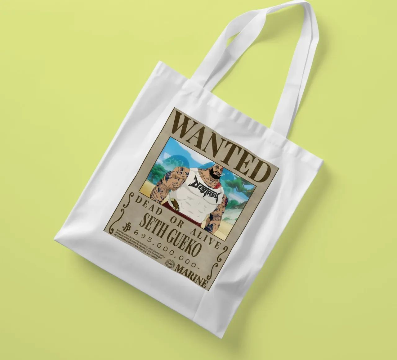 Ricercato Seth Gueko borsa in juta da Collins Shop